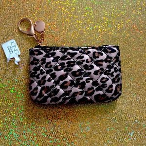 NWT Icing Leopard Coin Purse